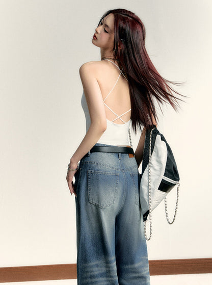 Beautiful Back Lace-Up Vest Top