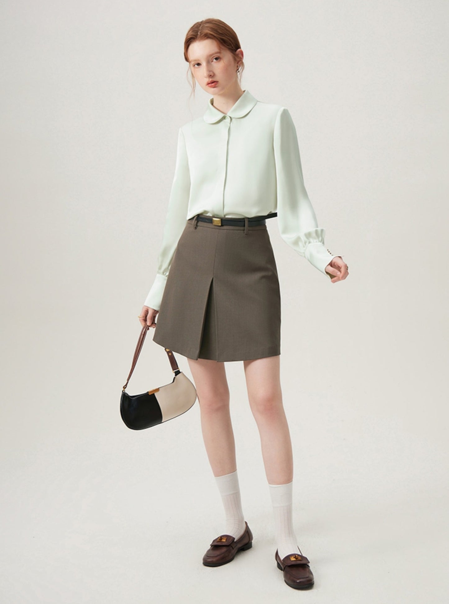 Fairy White Doll Collar Shirt