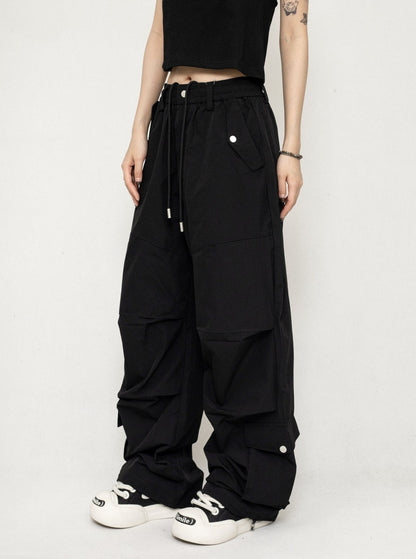 American Thin Wide Leg Cargo Pants