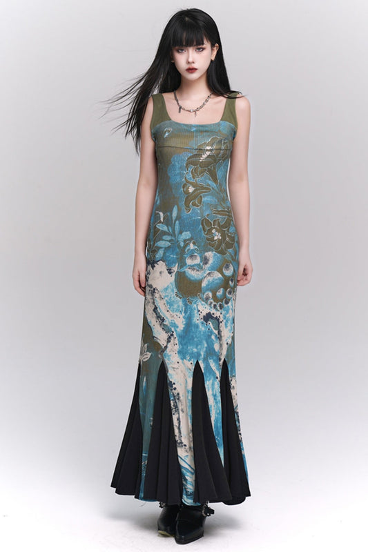 Chinese Style Fishtail Dress