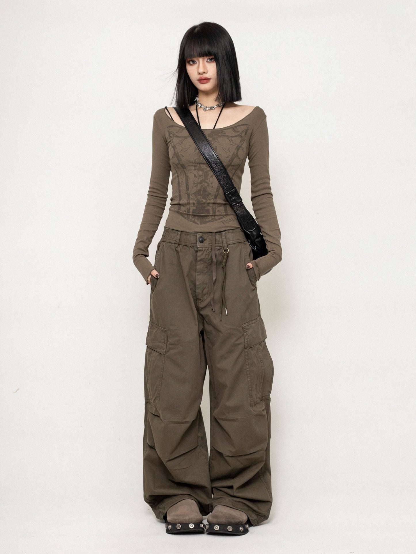 Retro Multi-Pocket Cargo Pants