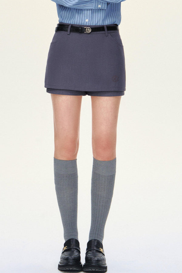 Classic High-Rise Mini Skirt