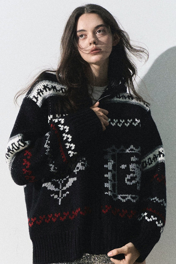 Häkelanleitung für einen lockeren Strickpullover 