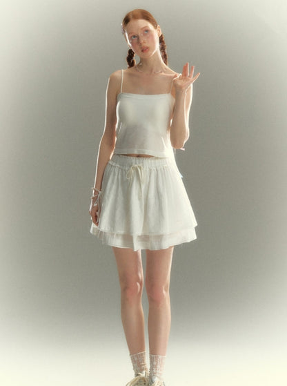 White Ballet Cake Skirt