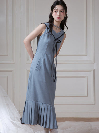 Miu Sea Songlai Navy Dress