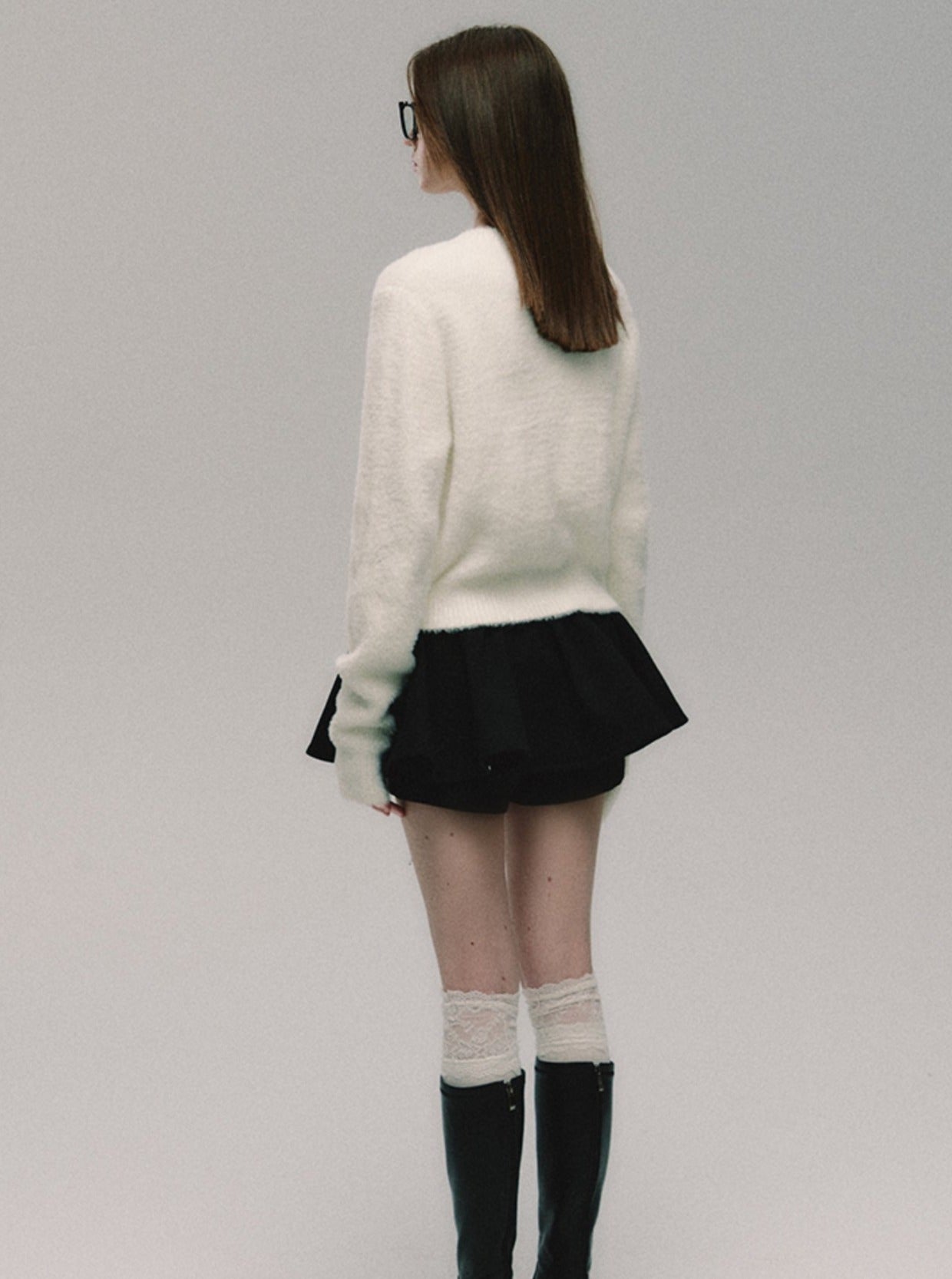 Wool knit sweater