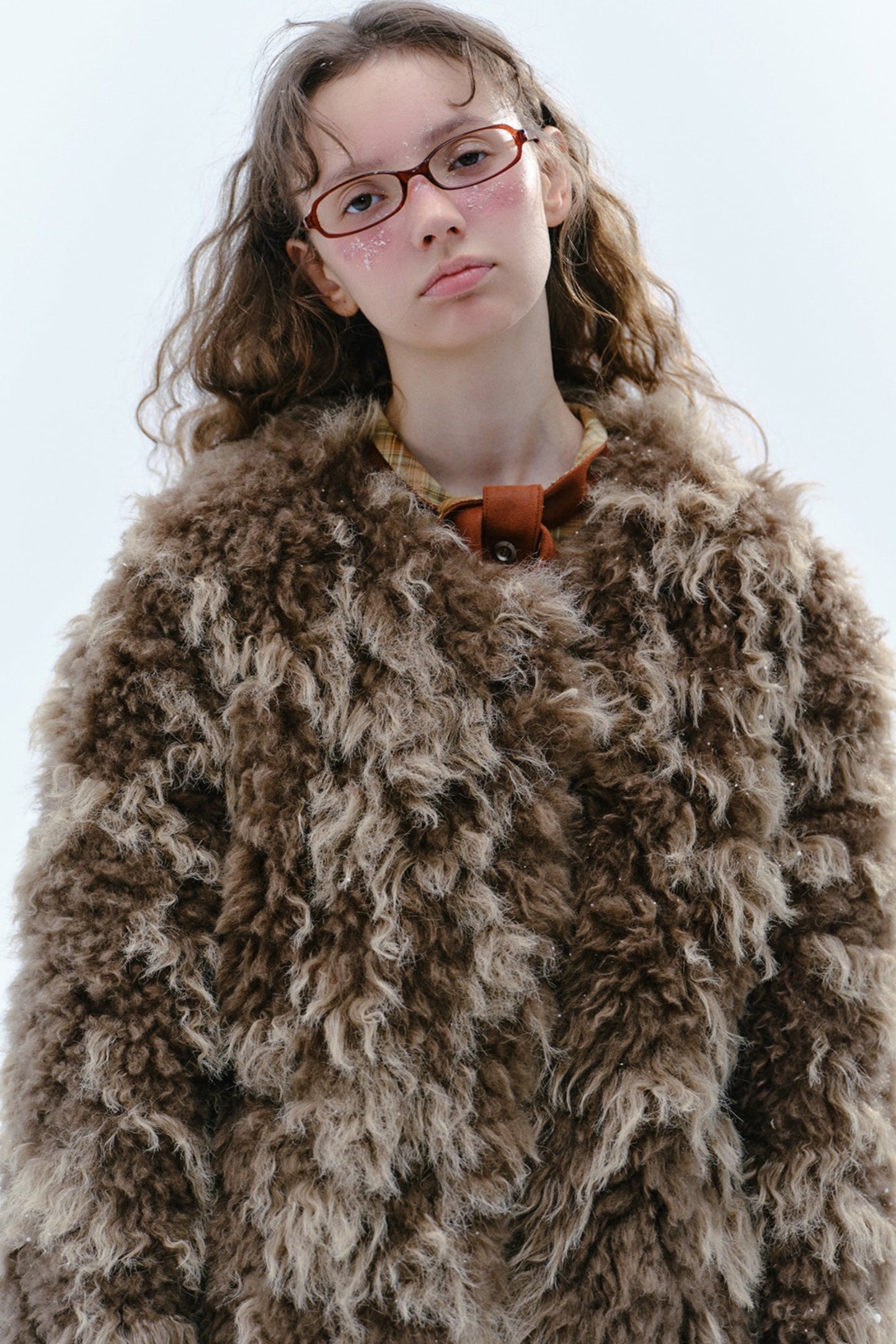 Cocoa Chestnut CRISP FUR COAT