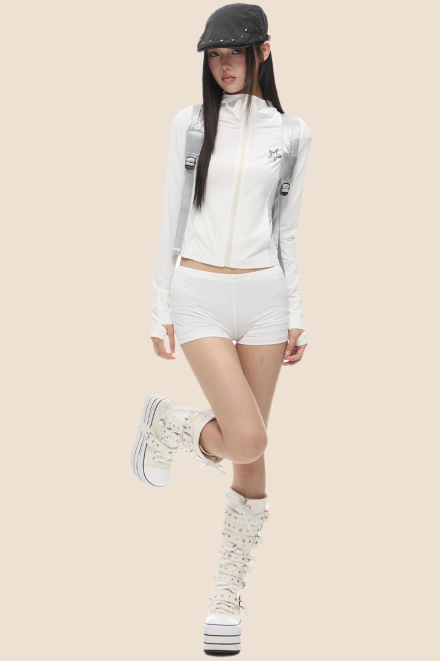 Retro Slim Sunshield Top Set-UP