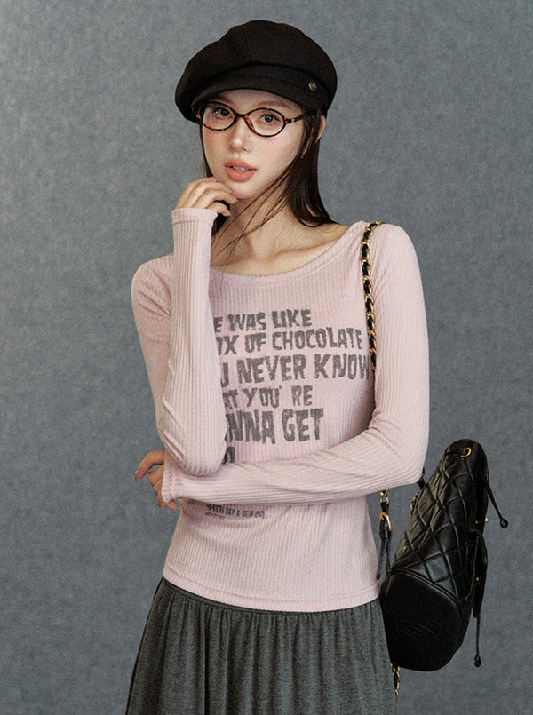 original print graffiti T-shirt