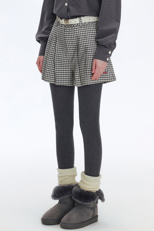 느슨한 코듀로이 마이크로 A라인 반바지 