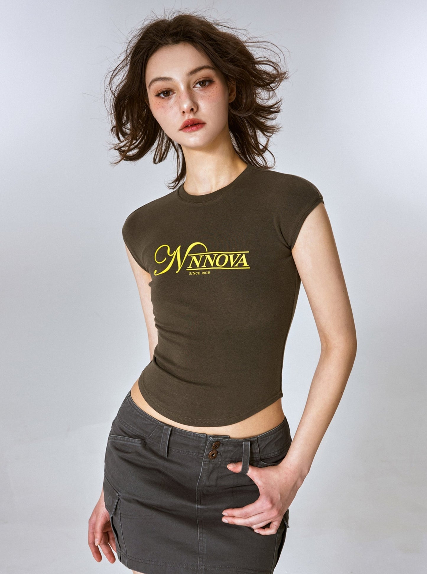 Trendy Brand Logo T-Shirt