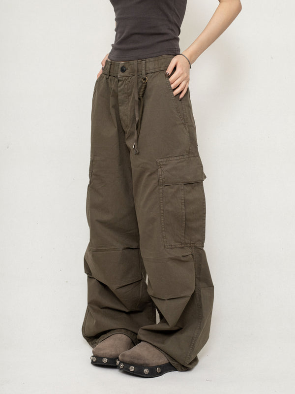 Retro Multi-Pocket Cargo Pants