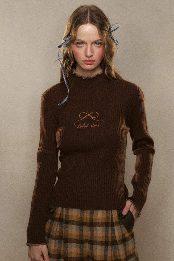 Maillard Half-High Neck Long Sleeve Base Top