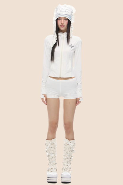 Retro Slim Sunshield Top Set-UP