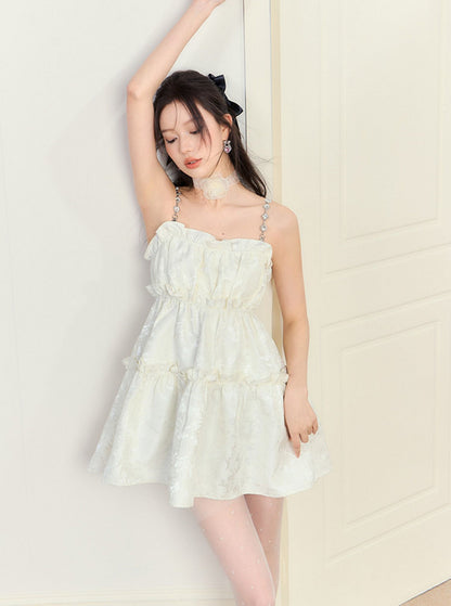 Original design slip puffy dress