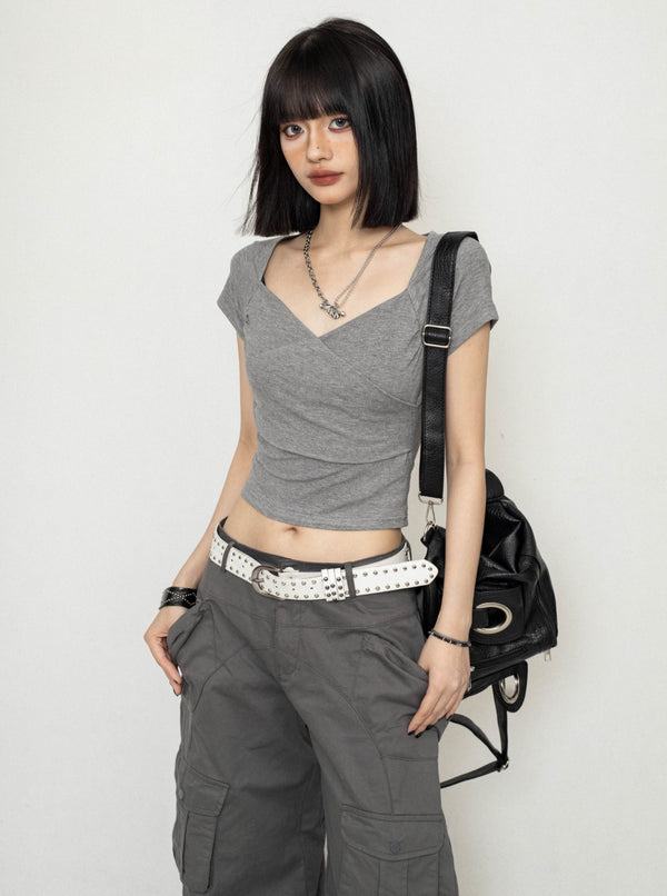 Simple Slim Short Sleeve T-Shirt