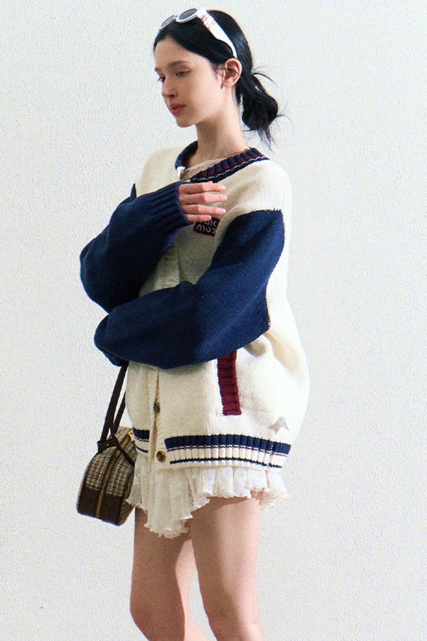 Logo Label Baseball Loose Jacket