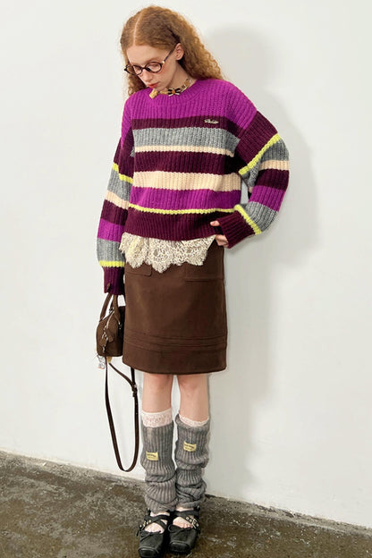 Cozy Striped Winter Sweater