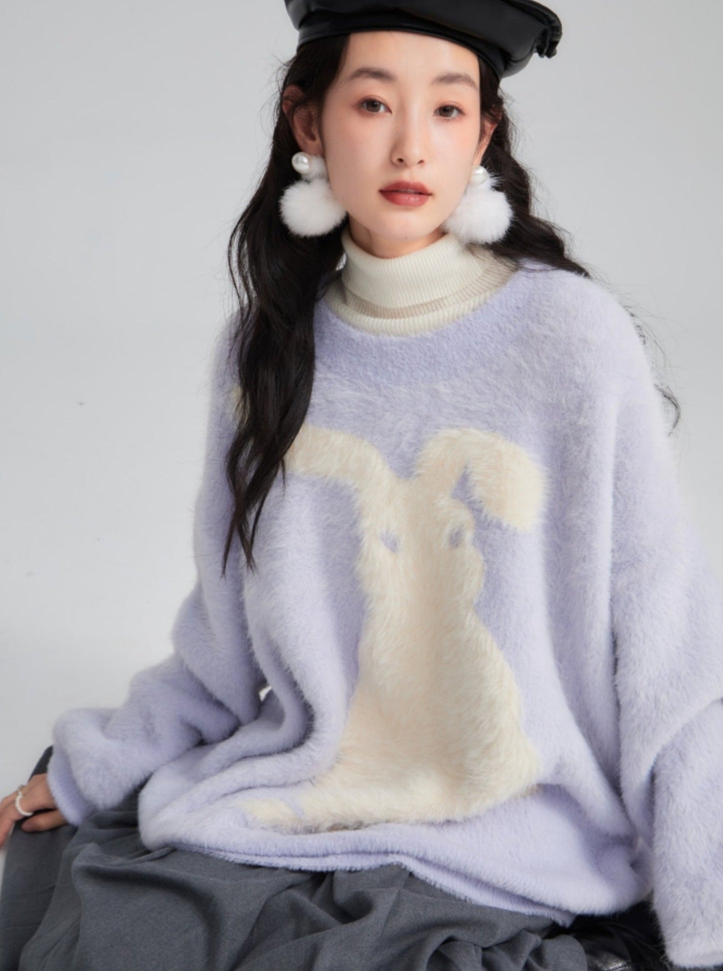 shoulders casual pullover sweater