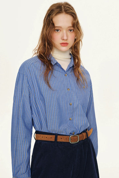 High-Quality French Striped Shirt