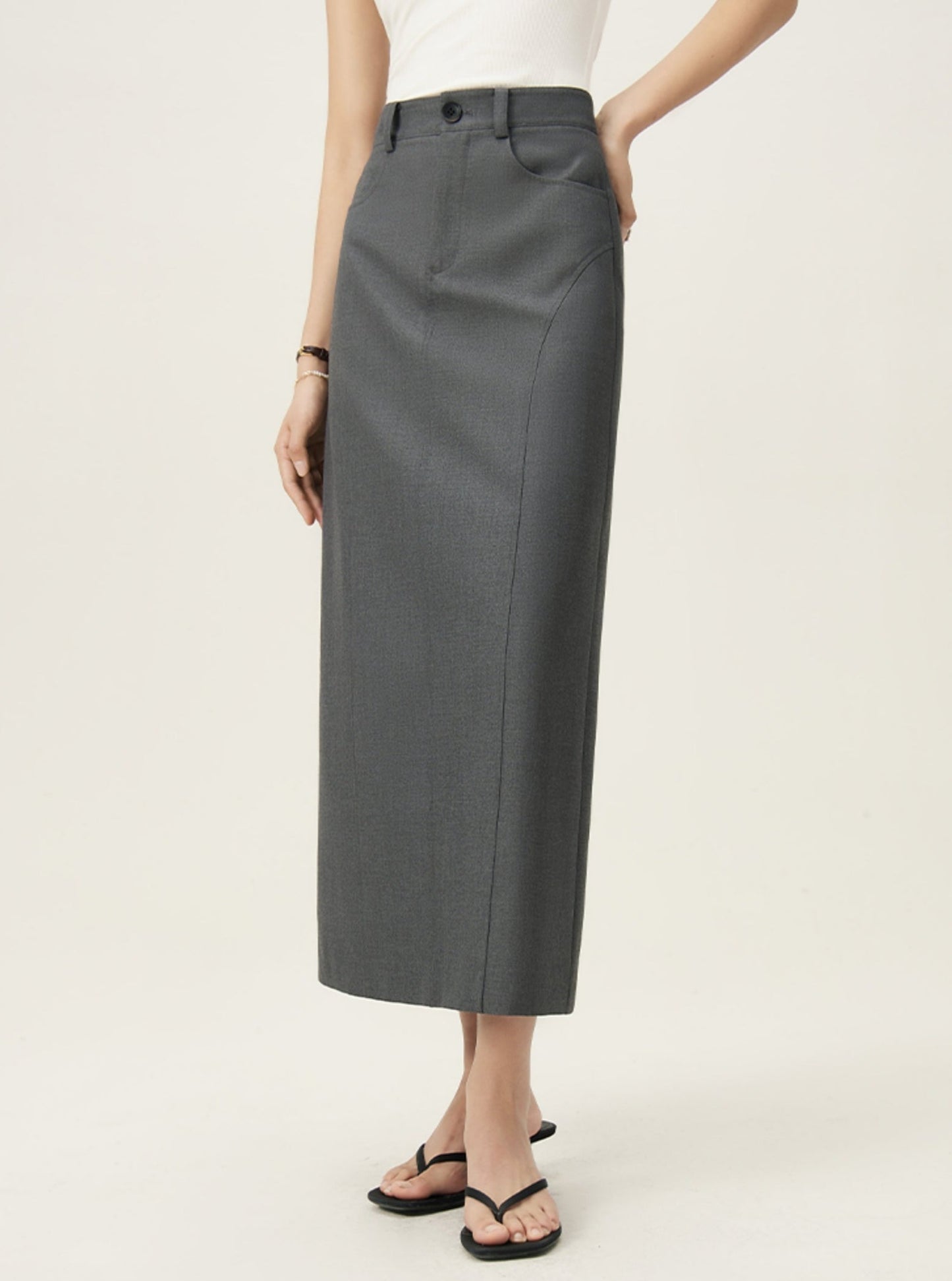 Straight High Waist Skirt