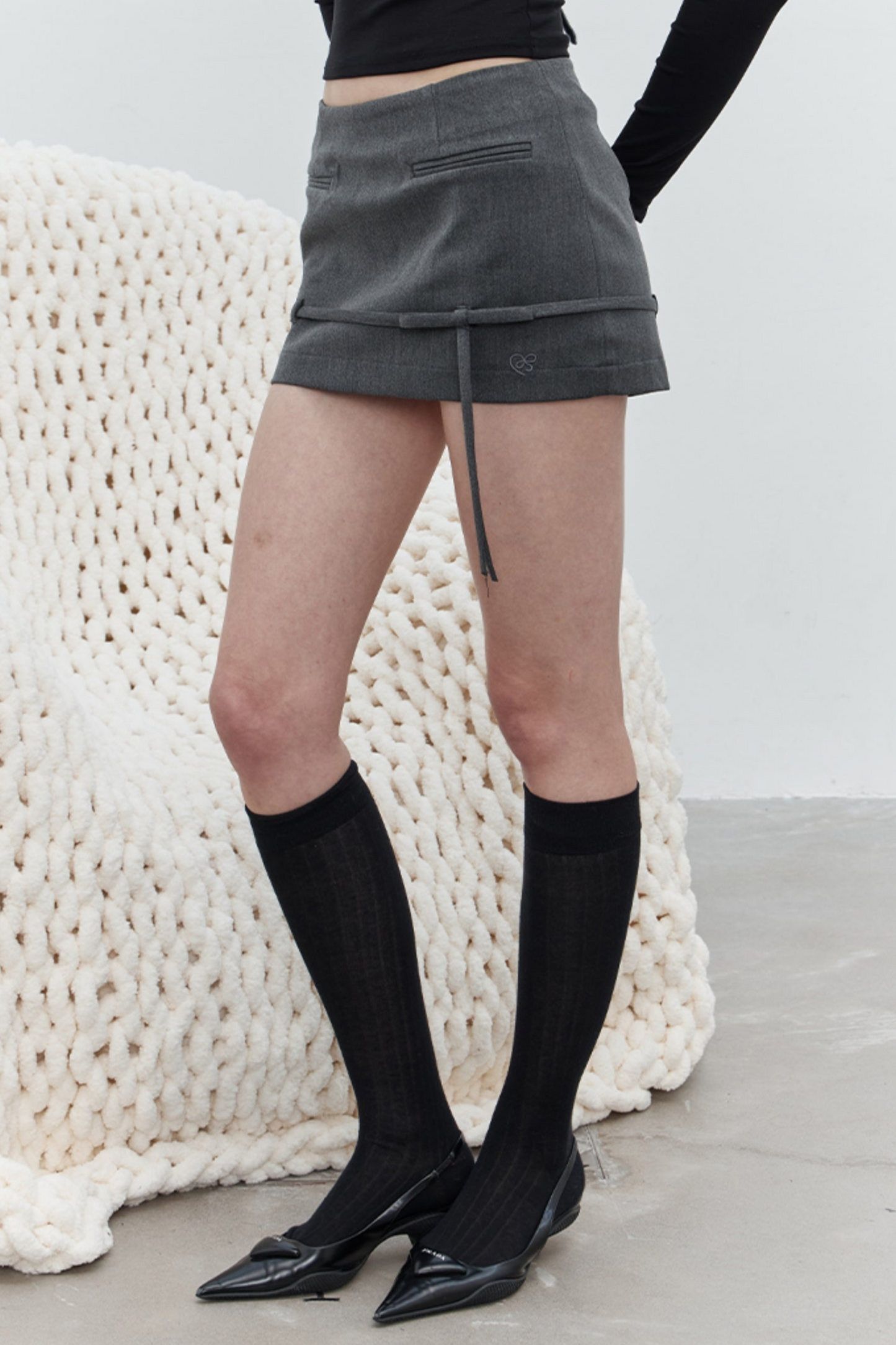 Spice A-line Halter Skirt