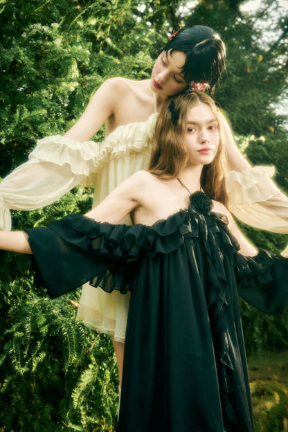 Off-Shoulder Galaxy Party Dress