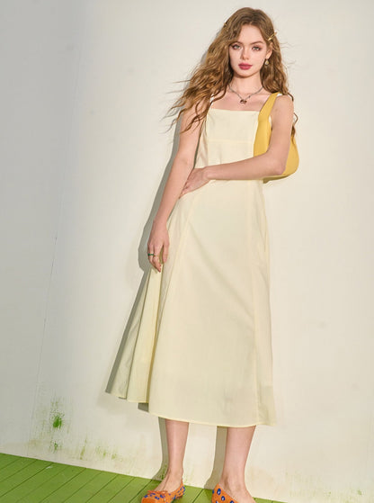 Temperament Kleid mit Cinch-Taille