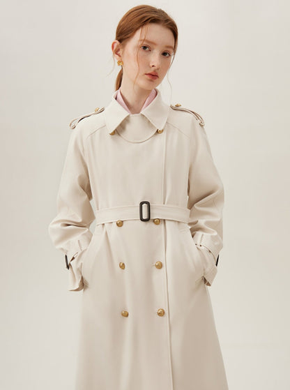 Korean Trench Mid-length British Coat