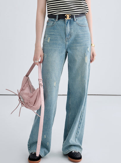 Zerrissene Vintage-Jeans-Hose