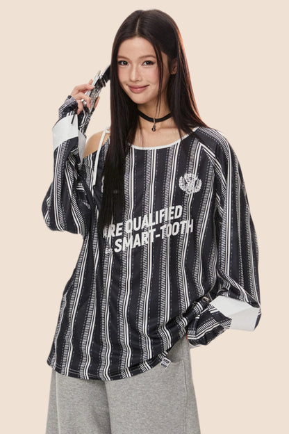 Sports Style Long Sleeve Tee