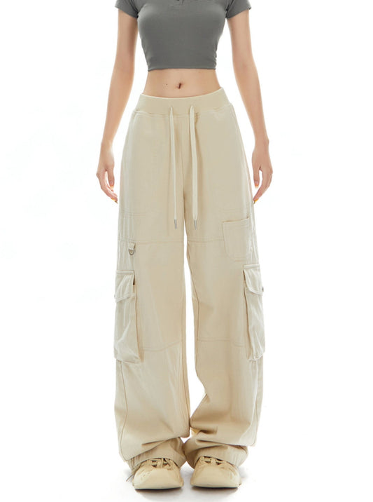 Urban Drawstring Straight Pants