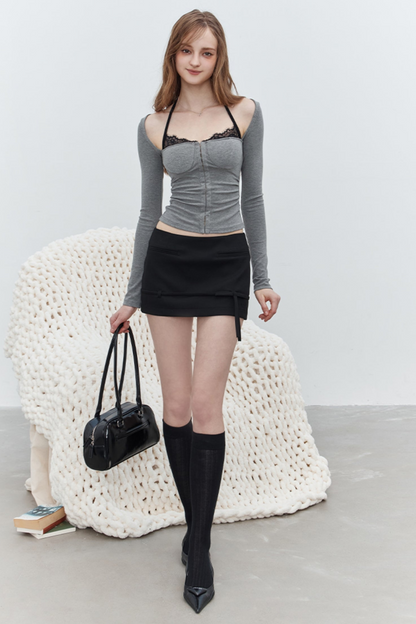 Spice A-line Halter Skirt