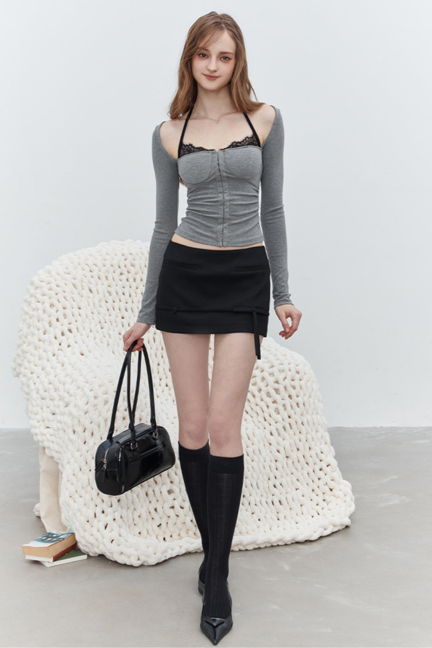 Spice A-line Halter Skirt