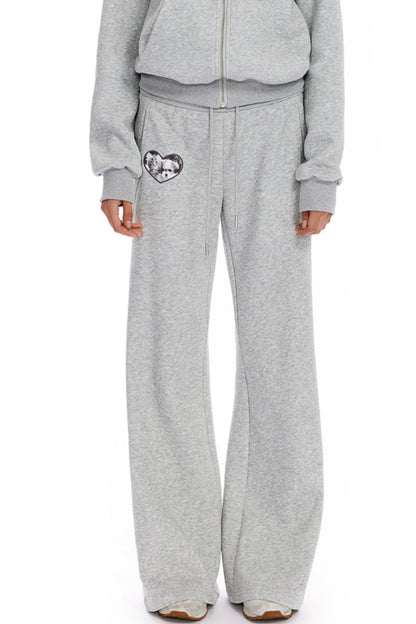 Cats & Dogs Embroidered Sweatpants