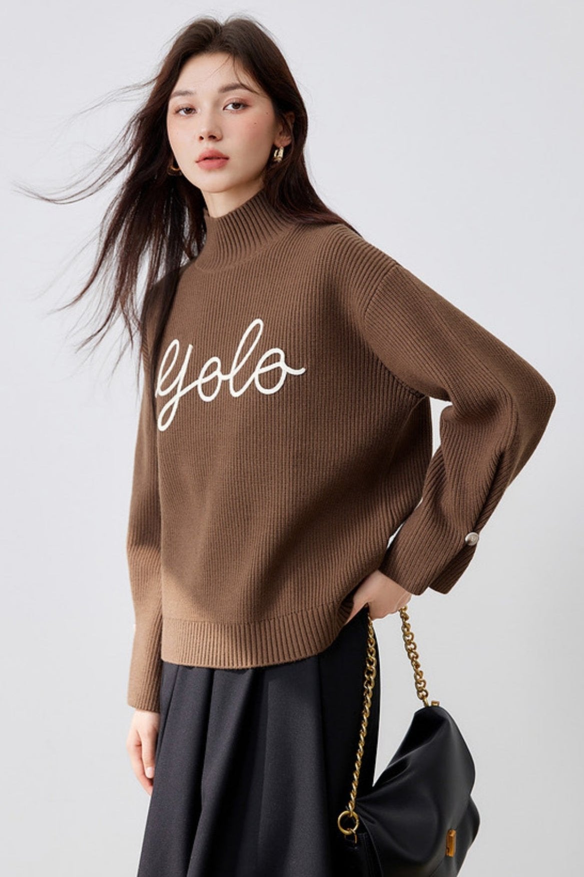 French Lazy Wind Soft Wool Knitwear