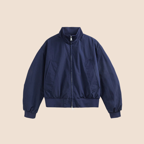 Stand Collar Aviator Jacket