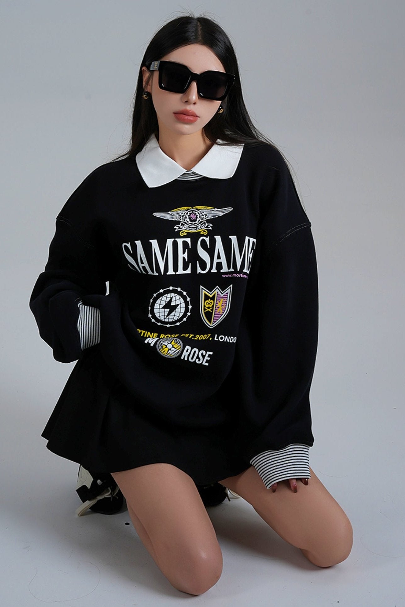 American Velvet Loose BF Sweatshirt