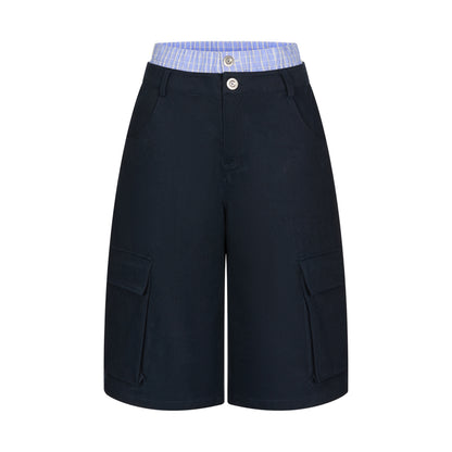 Mid Length Loose Wide Pants