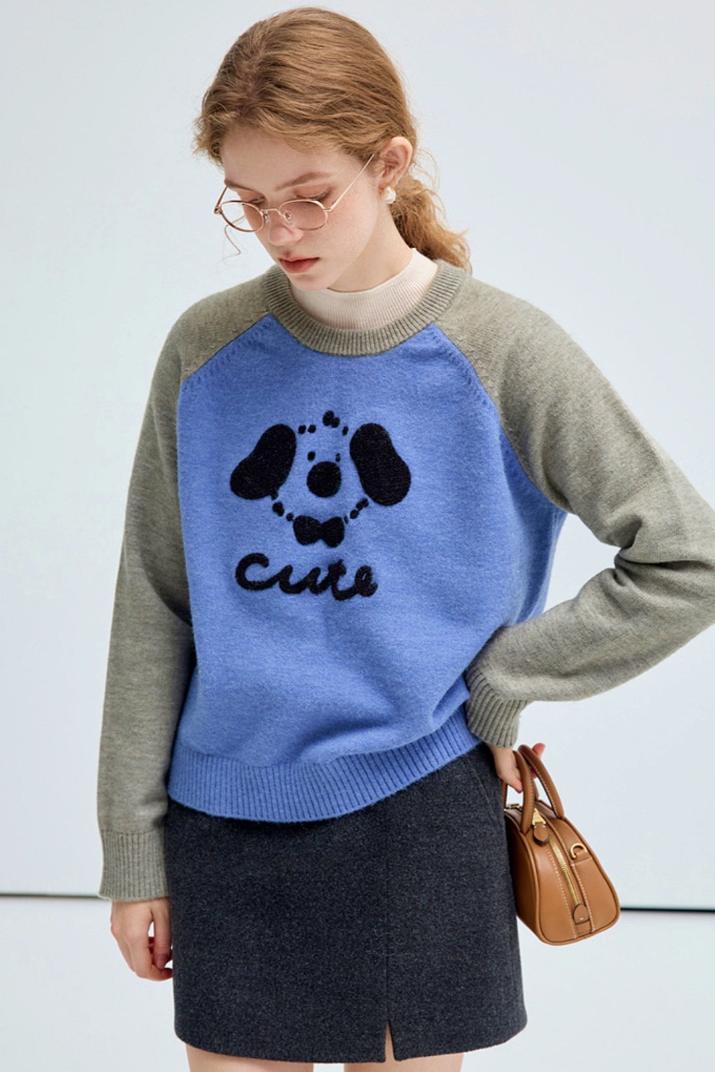 Claire College Puppy Sweater