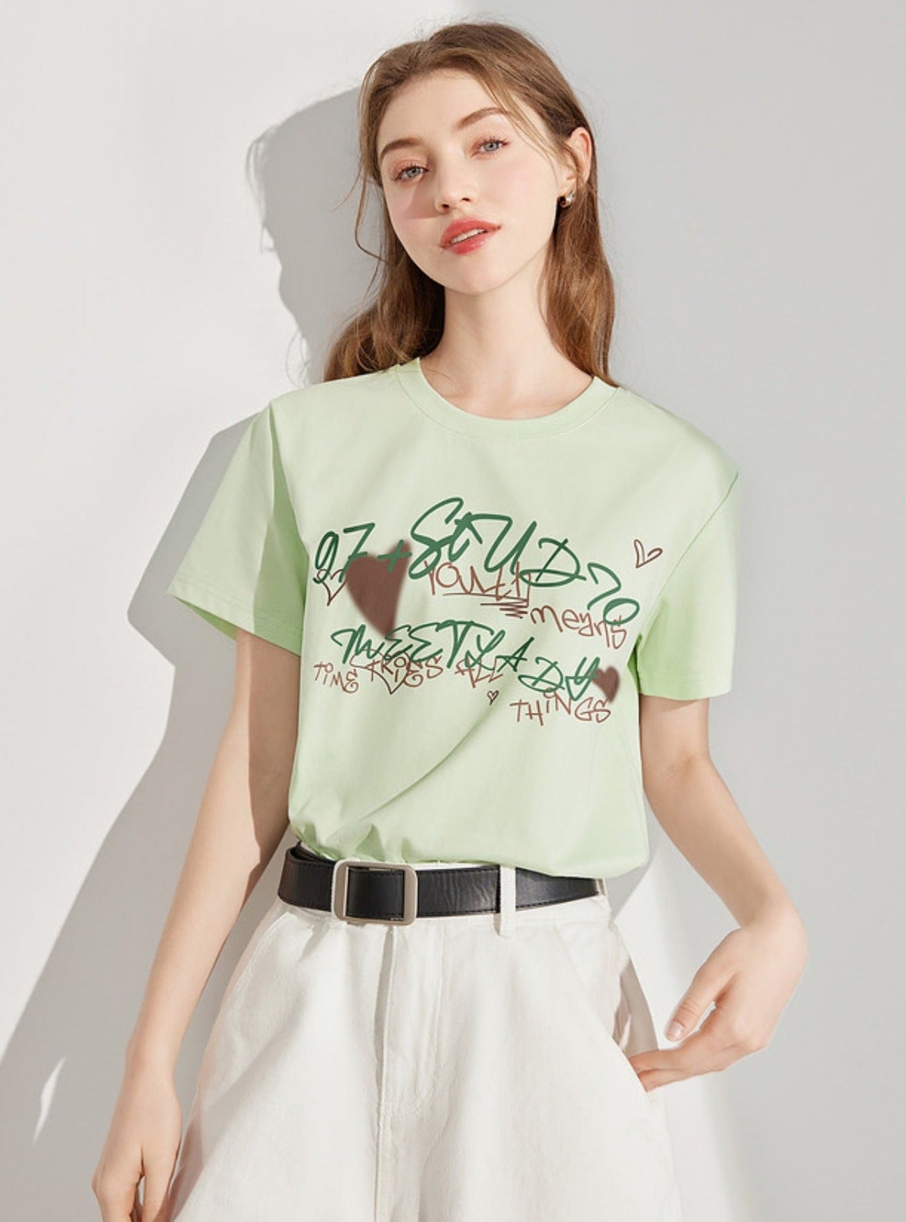 Short Sleeve Letter Print T-Shirt