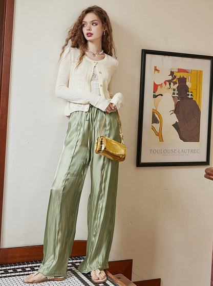 Light and Thin Straight Pants