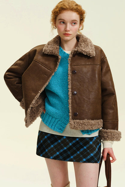 Winter Fur Mid-Length Jacket