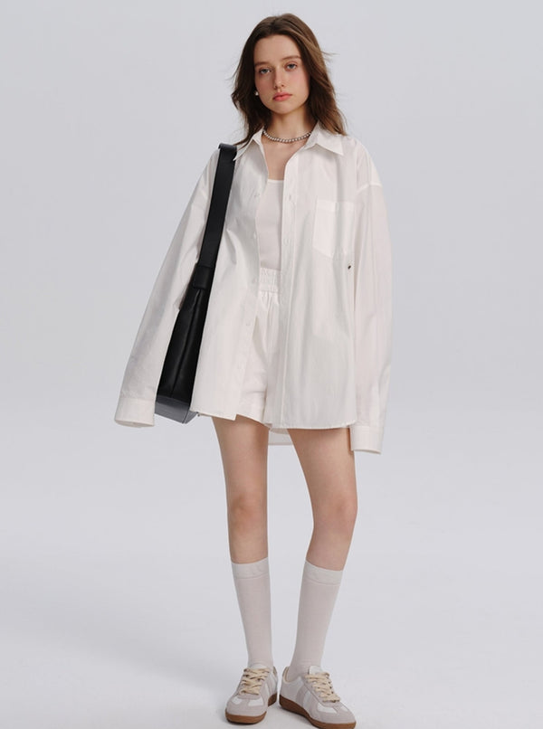 Slouchy Cotton Two-Piece Set-Up