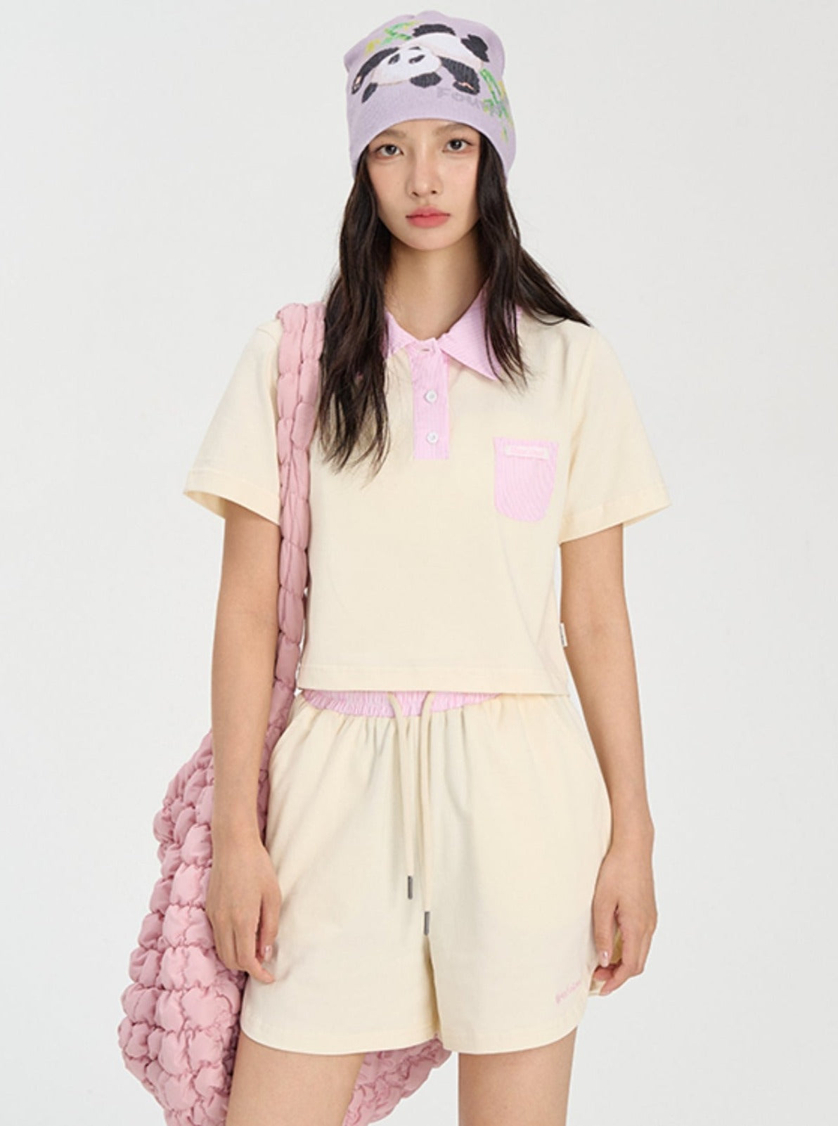 Polo Collar Short Top Set-Up