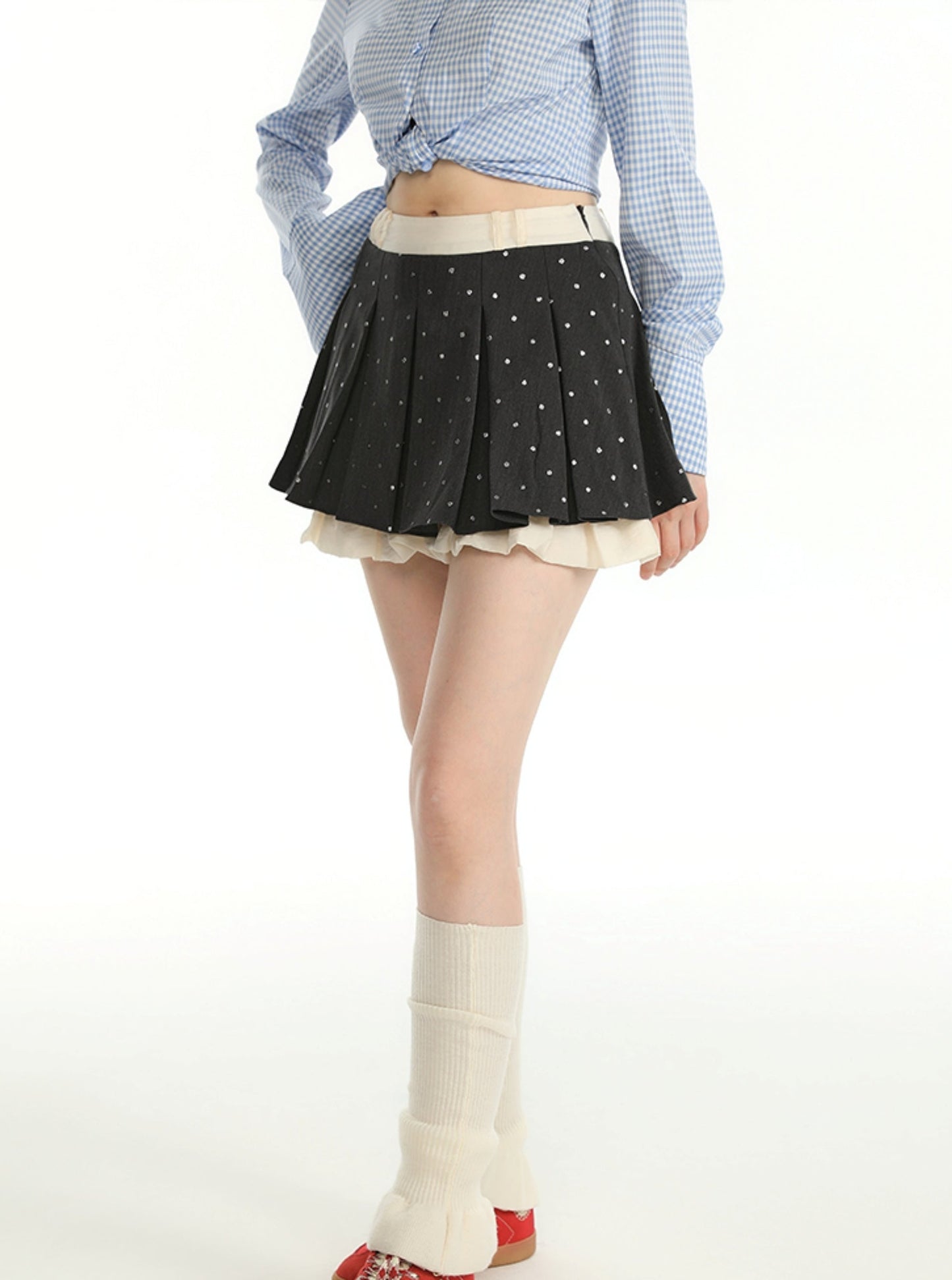 Sweet Polka Dot Short Skirt