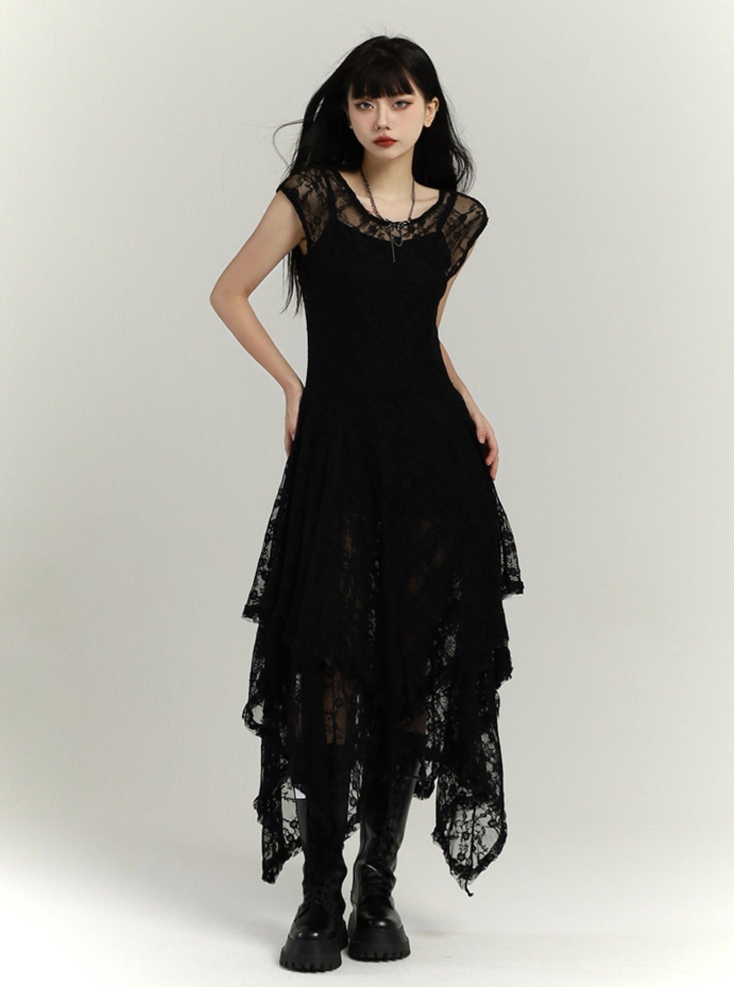 Royal Sister Style French Retro Lace Dress