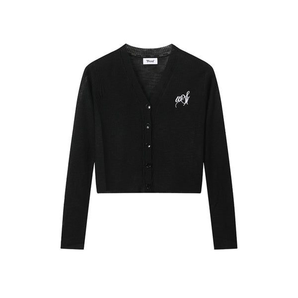 Summer Halter Dress With Black Cardigan Set-Up