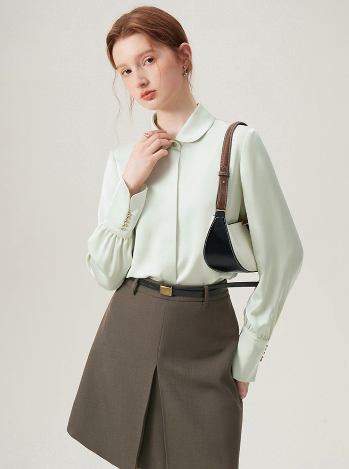 Fairy White Doll Collar Shirt