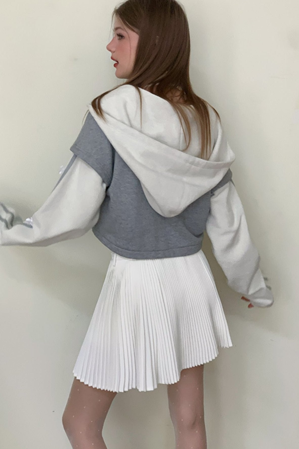 Accordion Pleated Skirt